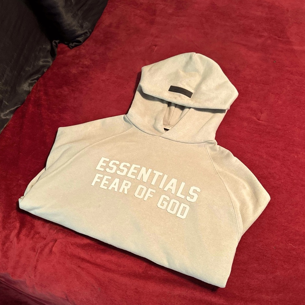 Fear Of God Essentials Hoodie “Seal”